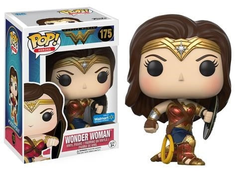Wonder Woman (2017): Wonder Woman with Shield (Walmart Exclusive) (175) [POP!] - Funko Sealed