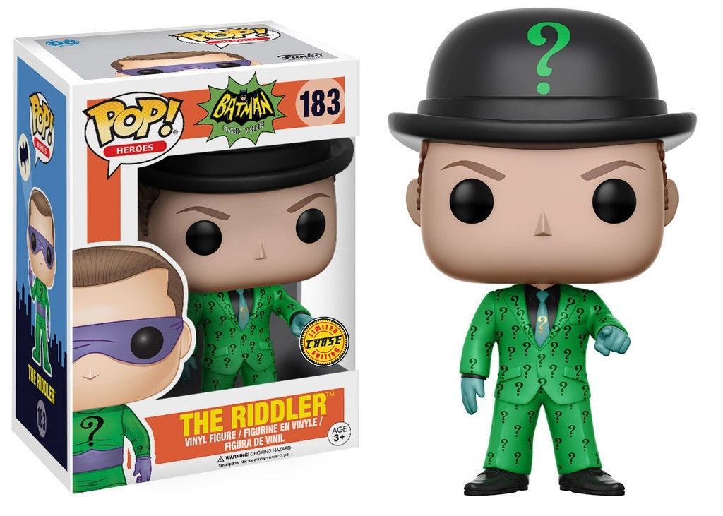 Batman: The Riddler (Classic 1966 TV) (Suit) (Limited Edition Chase) (183) [POP!] - Funko Sealed