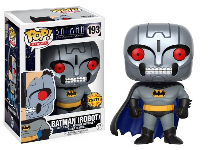 Batman: Batman (Robot) (Full Metal Head) (Limited Edition Chase) (193) [POP!] - Funko Sealed