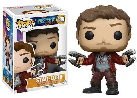 Guardians of the Galaxy Vol.2: Star: Lord (Bobble-Head) (198) [POP!] - Funko Sealed
