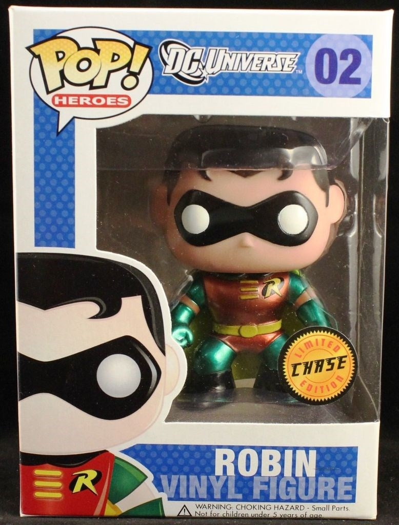 Batman: Robin (Bobble-Head) (Metallic) (Limited Edition Chase) (2) [POP!] - Funko Sealed