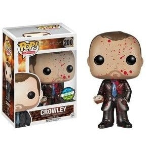 Supernatural: Crowley (Blood Spatter) (Metallic) (Convention Exclusive) (200) [POP!] - Funko Sealed