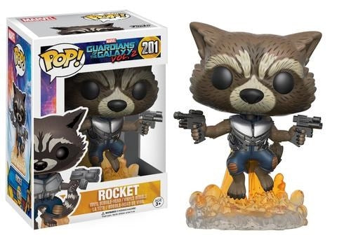 Guardians of the Galaxy Vol.2: Rocket (Bobble-Head) (201) [POP!] - Funko Sealed