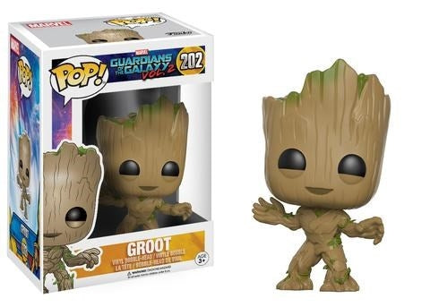 Guardians of the Galaxy Vol.2: Groot (Bobble-Head) (202) [POP!] - Funko Sealed