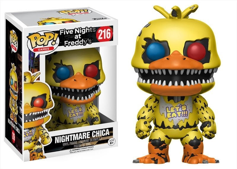 Five Nights at Freddy’s: Nightmare Chica (216) [POP!] - Funko Sealed