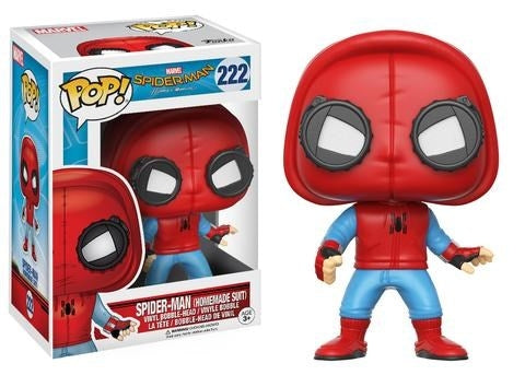 Spider-Man: Homecoming: Spider-Man (Homemade Suit) (Bobble-Head) (222) [POP!] - Funko Sealed