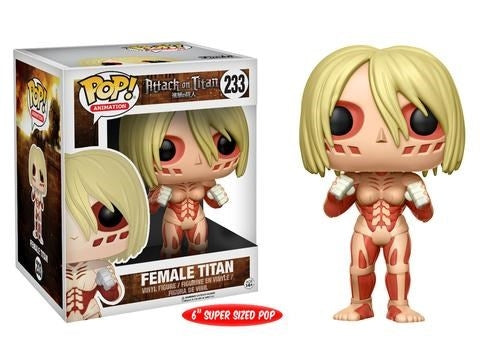 Attack on Titan: Female Titan Super Sized 6’’ (233) [POP!] - Funko Sealed