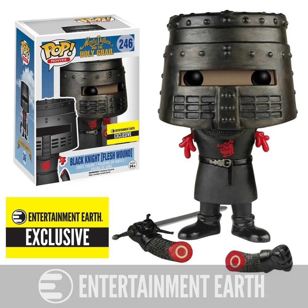 Monty Python and the Holy Grail: Flesh Wound Black Knight (Entertainment Earth Exclusive) (246) [POP!] - Funko Sealed
