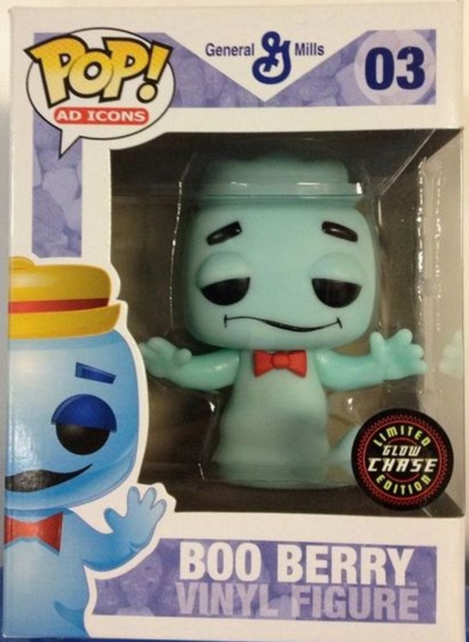 Ad Icons: Boo Berry (Limited Edition Chase) (Glow in the Dark) (3) [POP!] - Funko Sealed