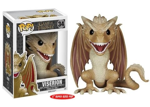 Game of Thrones: Viserion Super Sized 6’’ (34) [POP!] - Funko Sealed