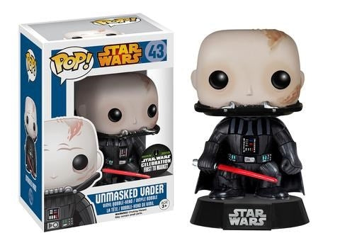 Star Wars: Unmasked Darth Vader (Bobble-Head) (43) [POP!] - Funko Sealed