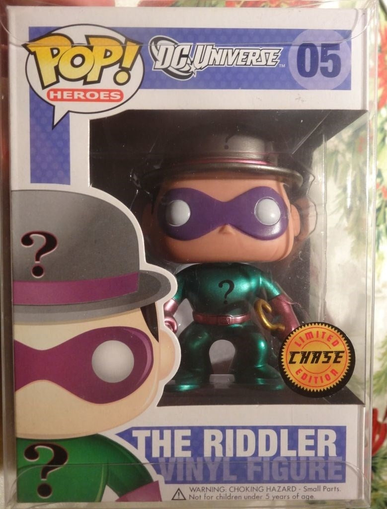 Batman: The Riddler (Metallic) (Limited Edition Chase) (5) [POP!] - Funko Sealed