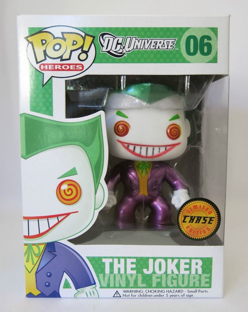 Batman: The Joker (Bobble-Head) (Metallic) (Limited Edition Chase) (6) [POP!] - Funko Sealed