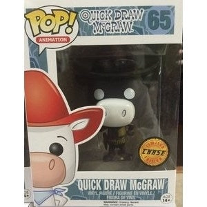 Hanna-Barbera: Quick Draw McGraw (Black) (Limited Edition Chase) (65) [POP!] - Funko Sealed
