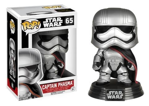 Star Wars: Captain Phasma (Bobble-Head) (65) [POP!] - Funko Sealed