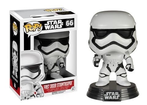 Star Wars: First Order Stormtrooper (Bobble-Head) (66) [POP!] - Funko Sealed