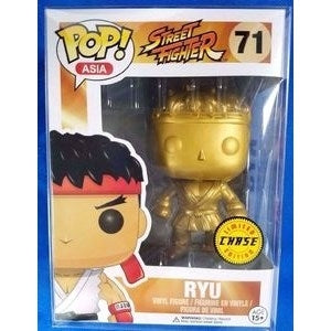 Street Fighter: Gold Ryu (Chase) (SDCC Exclusive) (71) [POP!] - Funko Sealed