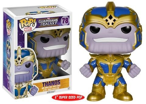 Guardians of the Galaxy: Thanos Super Sized 6’’ (Bobble-Head) (78) [POP!] - Funko Sealed