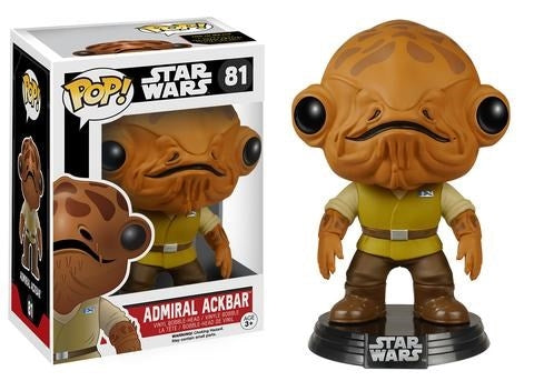 Star Wars: Admiral Ackbar (Episode VII Version) (Bobble-Head) (81) [POP!] - Funko Sealed