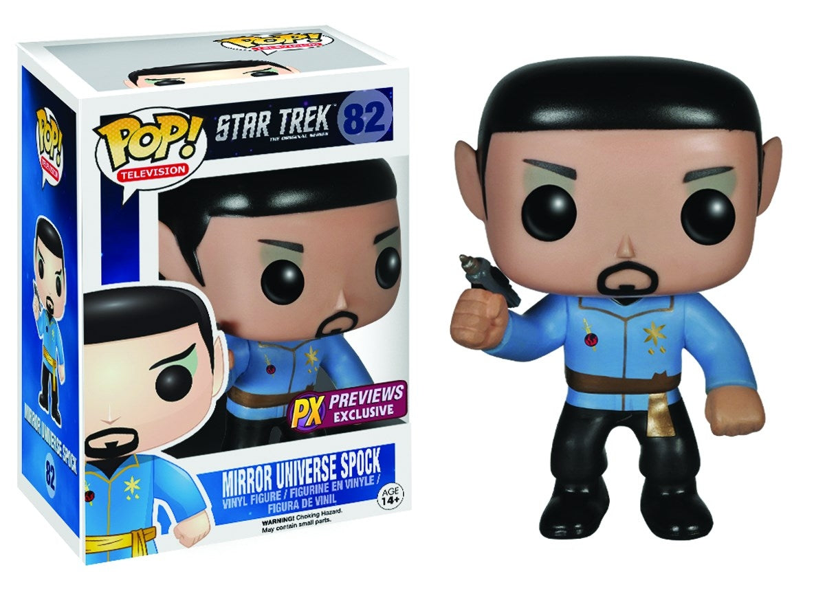 Star Trek: Mirror Universe Spock (Previews Exclusive) (82) [POP!] - Funko Sealed