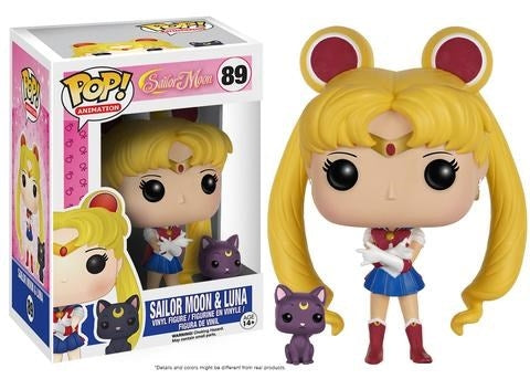 Sailor Moon: Sailor Moon with Luna (89) [POP!] - Funko Sealed