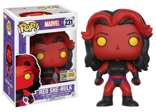 Marvel: Red She-Hulk (Bobble-Head) (Limited Edition) (SDCC 2017 Exclusive) (231) [POP!] - Funko Sealed