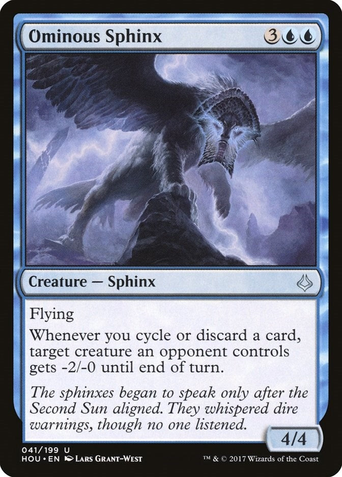 Ominous Sphinx (41) [HOU] - MTG Single