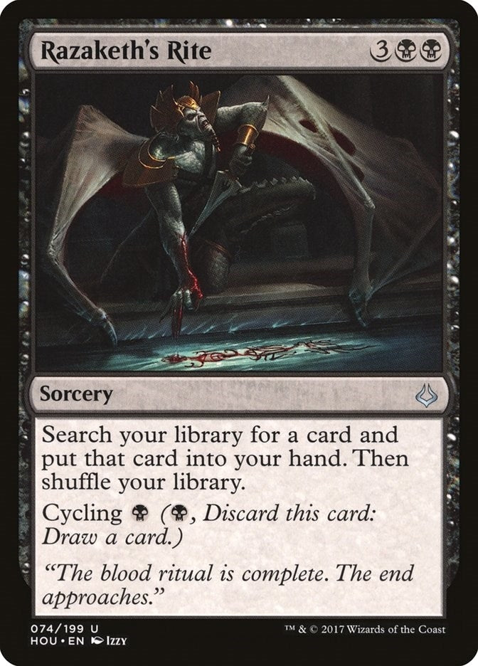 Razaketh’s Rite (74) [HOU] - MTG Single
