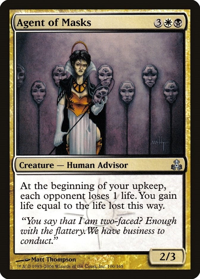 Agent of Masks (100) [GPT] - MTG Single