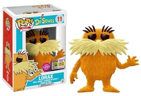 Dr. Seuss: Lorax (Flocked) (Limited Edition) (SDCC 2017 Exclusive) (11) [POP!] - Funko Sealed