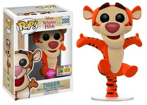 Disney: Winnie the Pooh - Bouncing Tigger (Flocked) (Limited Edition) (SDCC 2017 Exclusive) (288) [POP!] - Funko Sealed