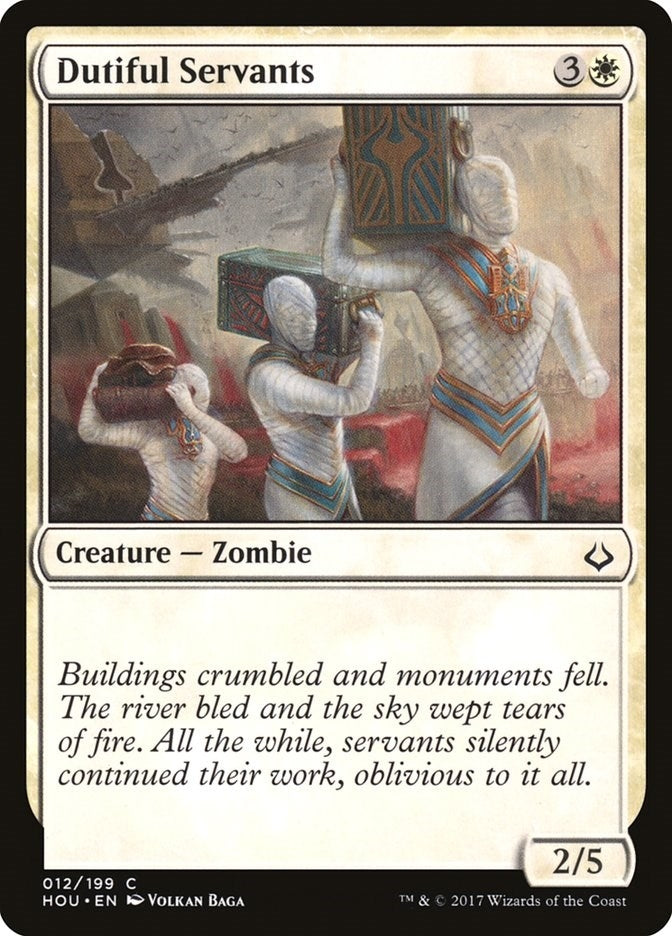 Dutiful Servants (12) [HOU] - MTG Single