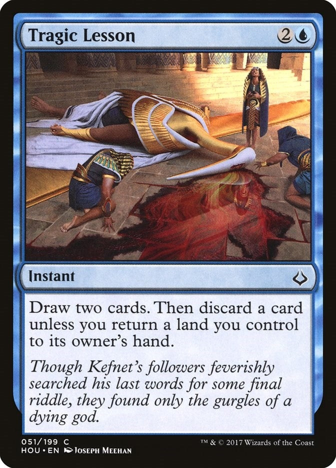 Tragic Lesson (51) [HOU] - MTG Single