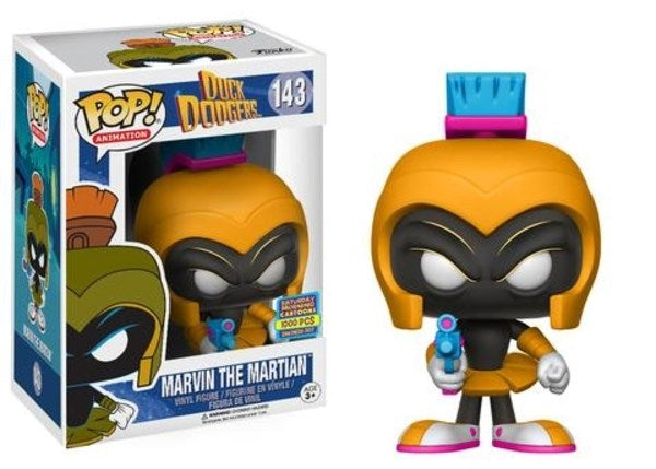 Duck Dodgers: Marvin the Martian (Neon Orange) (Limited Edition) (SDCC 2017 Exclusive) (143) [POP!] - Funko Sealed