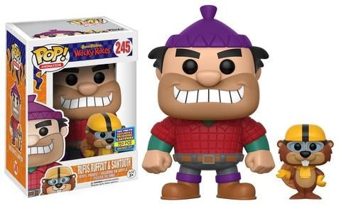 Hanna-Barbera: Wacky Races - Rufus Ruffcut & Sawtooth (Limited Edition) (SDCC 2017 Exclusive) (245) [POP!] - Funko