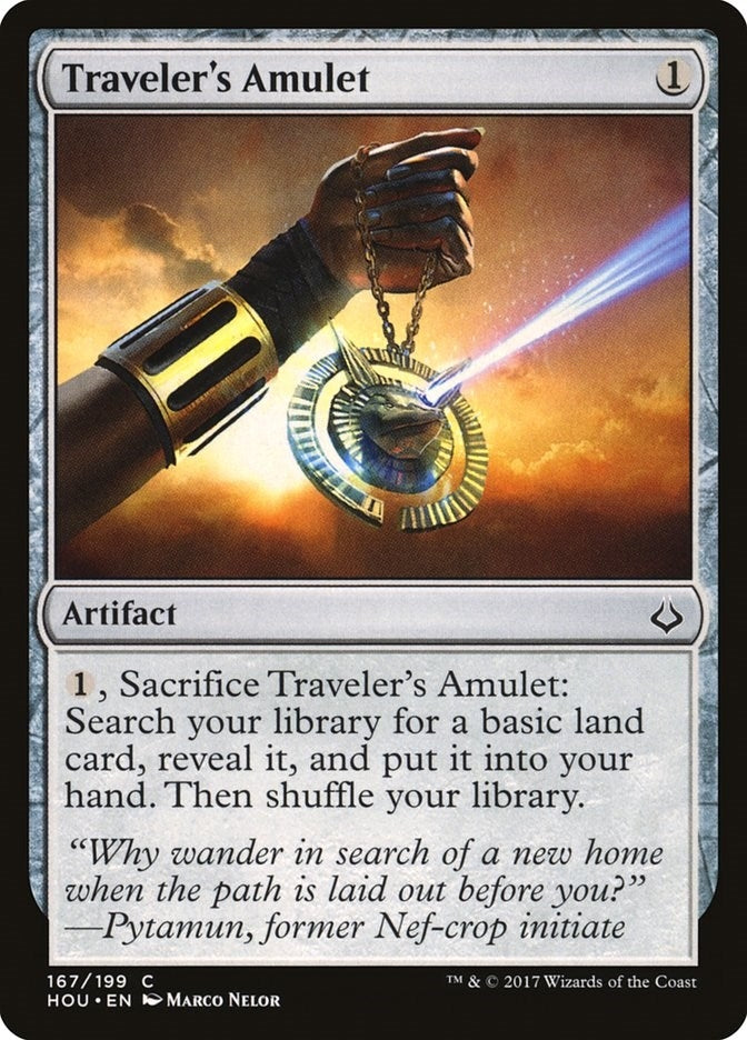 Traveler’s Amulet (167) [HOU] - MTG Single