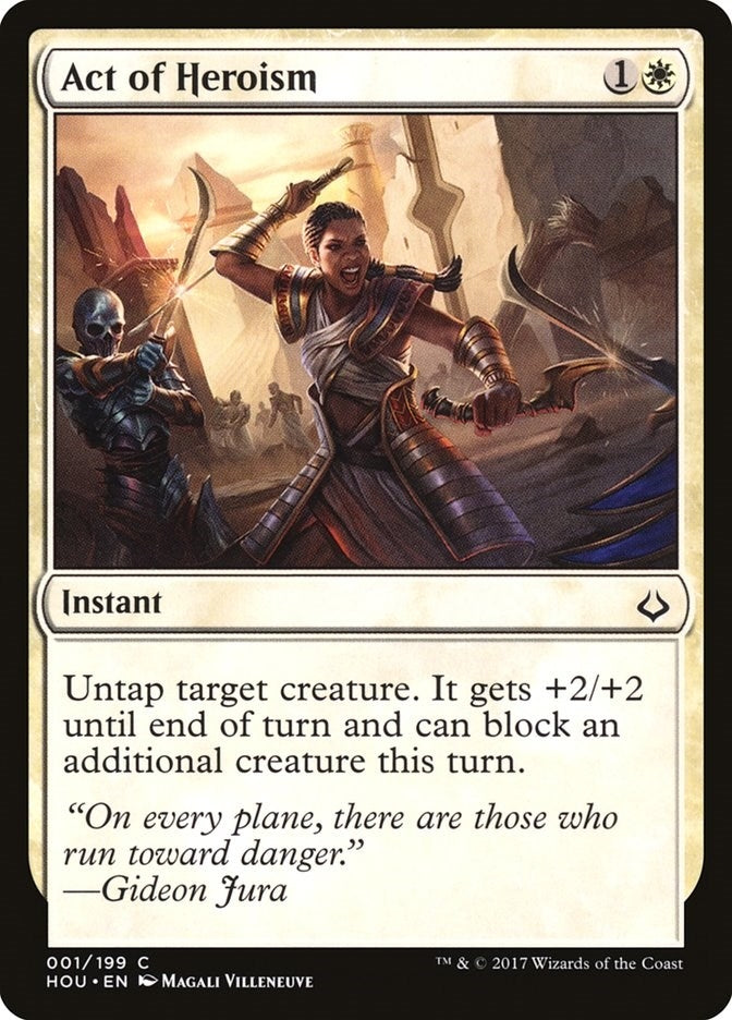 Act of Heroism (1) [HOU] - MTG Single