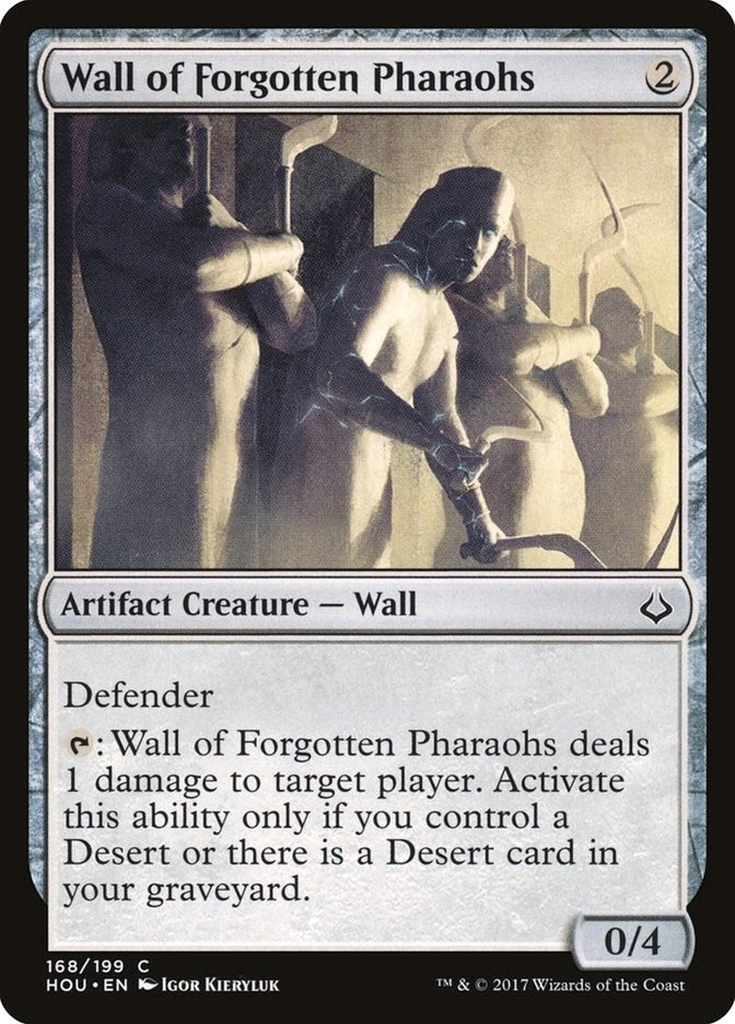 Wall of Forgotten Pharaohs (168) [HOU] - MTG Single