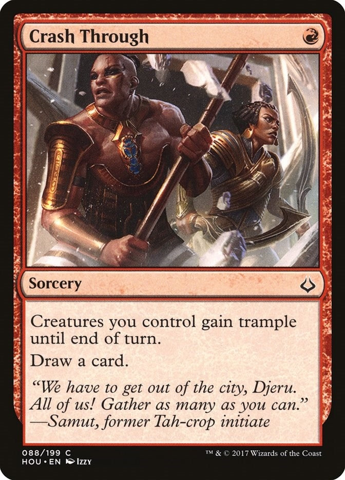 Crash Through (88) [HOU] - MTG Single