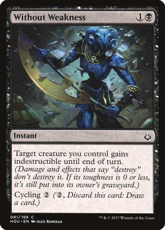 Without Weakness (81) [HOU] - MTG Single