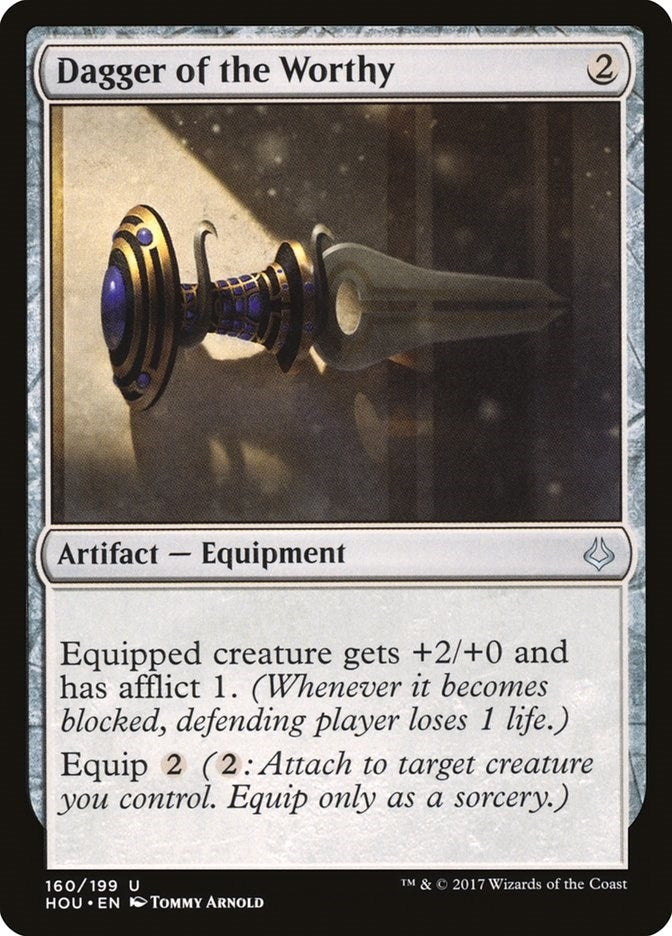 Dagger of the Worthy (160) [HOU] - MTG Single