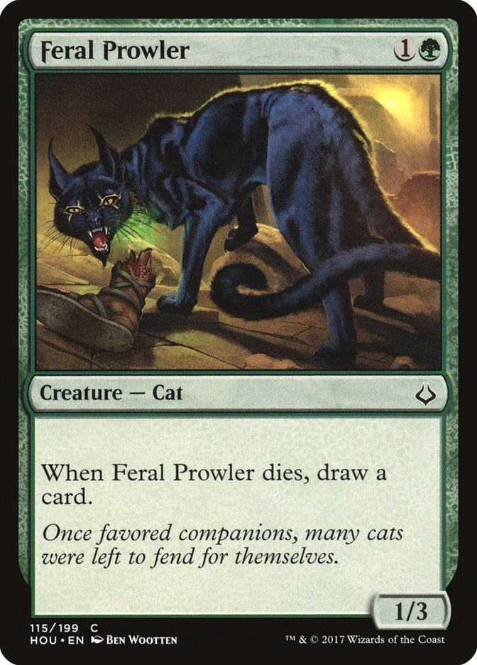 Feral Prowler (115) [HOU] - MTG Single