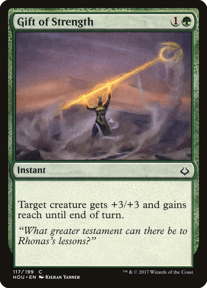 Gift of Strength (117) [HOU] - MTG Single