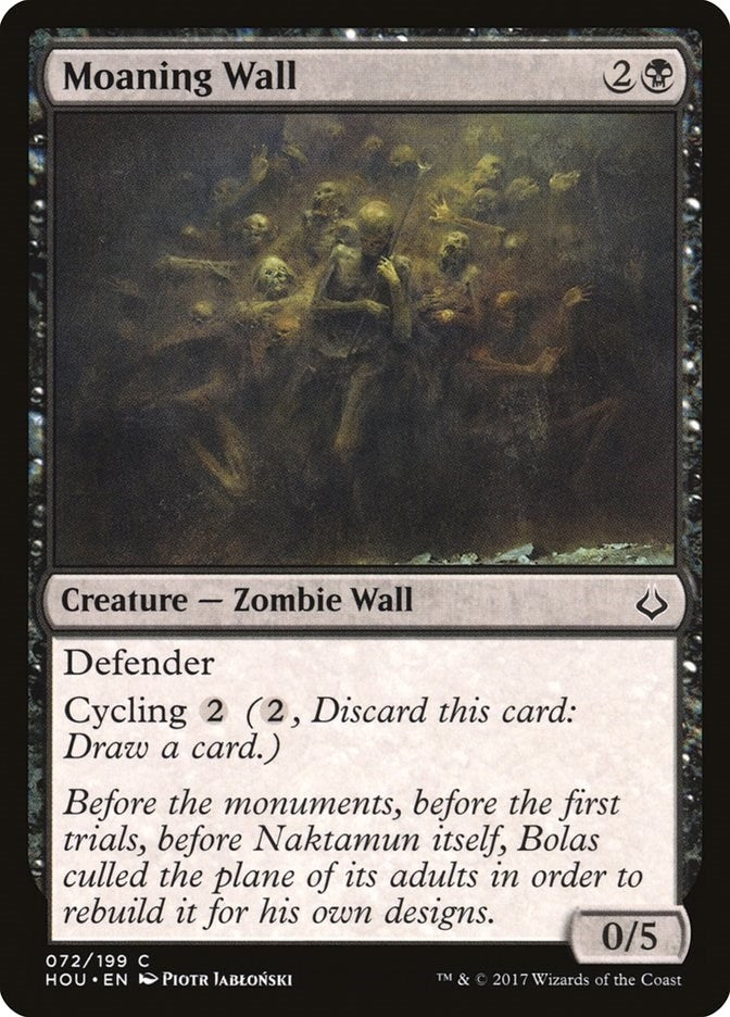 Moaning Wall (72) [HOU] - MTG Single