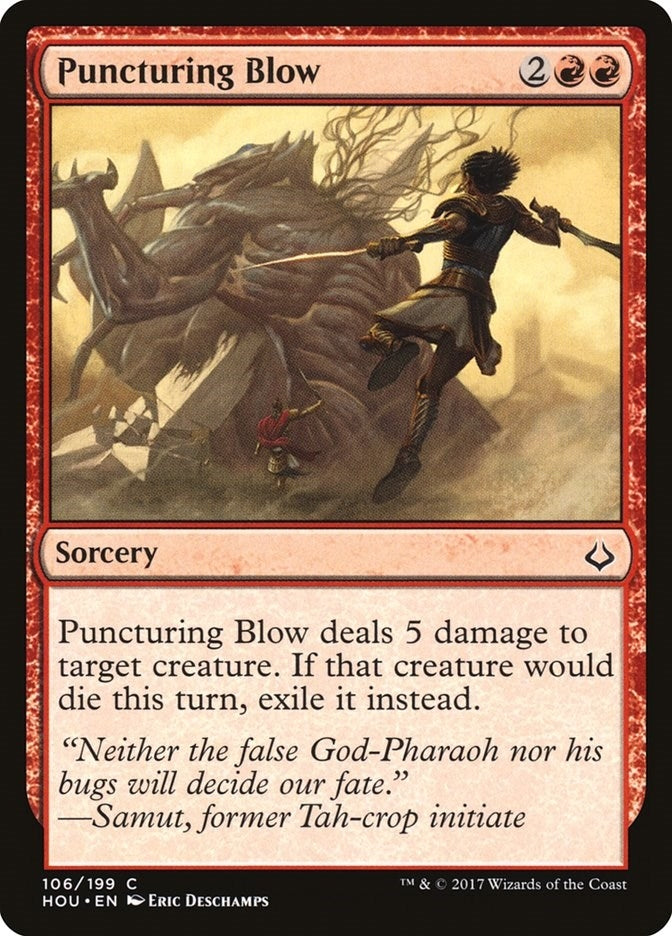 Puncturing Blow (106) [HOU] - MTG Single