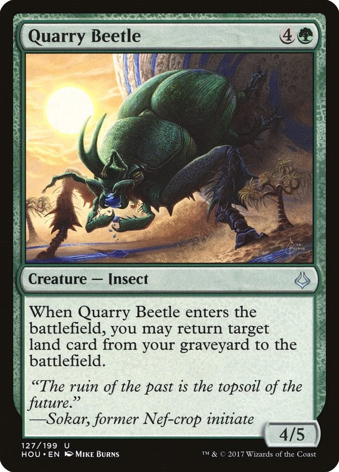 Quarry Beetle (127) [HOU] - MTG Single