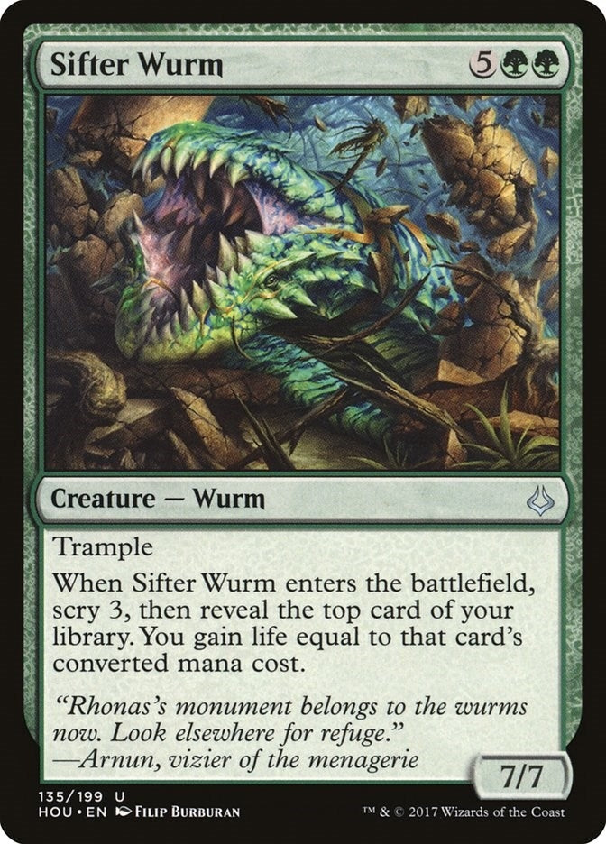 Sifter Wurm (135) [HOU] - MTG Single