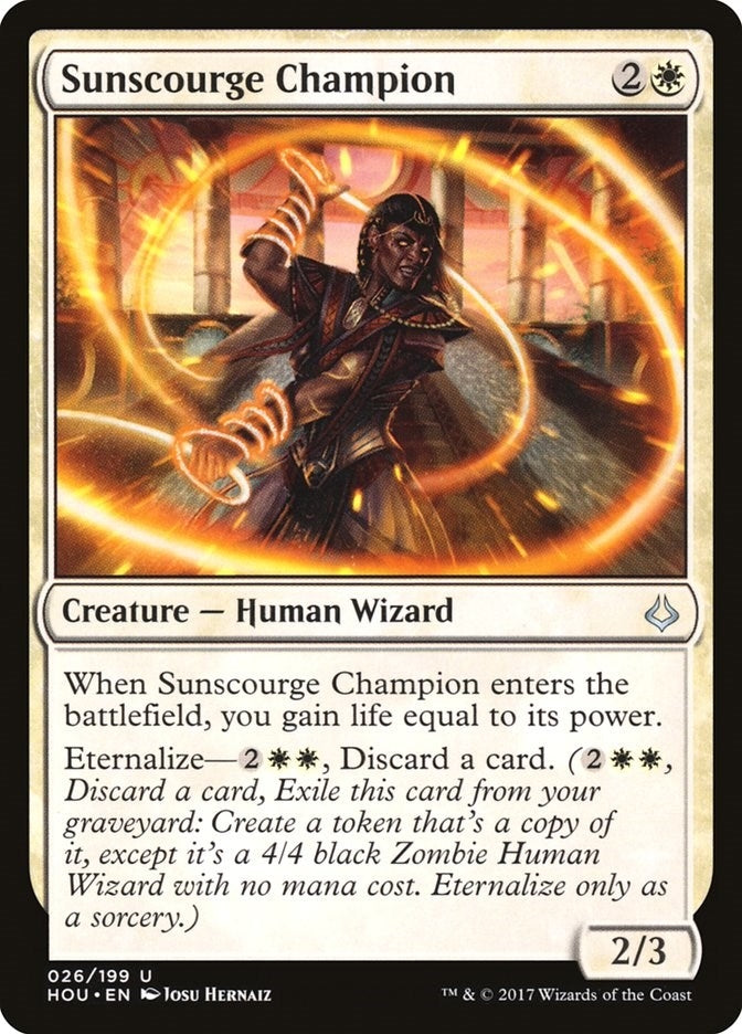 Sunscourge Champion (26) [HOU] - MTG Single