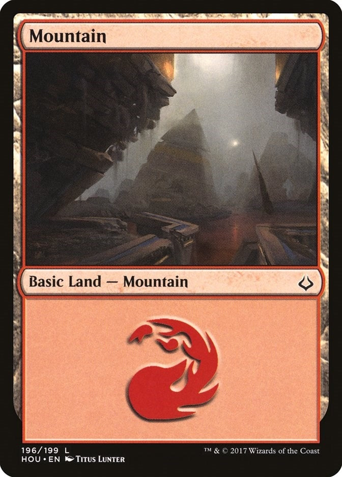 Mountain (196) (196) [HOU] - MTG Single