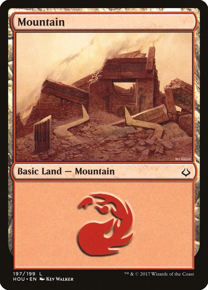 Mountain (197) (197) [HOU] - MTG Single